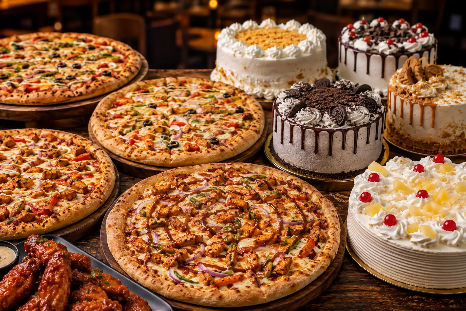 Pizza and cake delivery Franklin Calgary